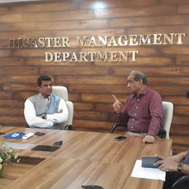 Review meeting with Mumbai District Collector & Addl. Commissioner of M.C.G.M